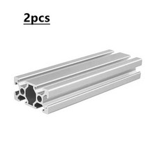 2040 T 그루브 EU 표준 알루미늄 프로파일 압출 100mm-1000mm DIY3D 프린터 작업대용 긴 가이드, [17] 1000mm, [02] 2040  2pcs