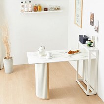 24평 아파트 대리석식탁1200 템바 화이트 인테리어 거실 신혼가구 식탁테이블