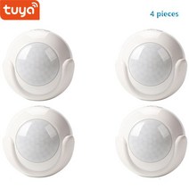 홈오토메이션 용 WiFi PIR 모션 센서 감지 Tuya 스마트 라이프 앱 보안 시스템, 03 4 pieces