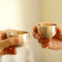 놋담 방짜유기 달술잔 2P, 단품