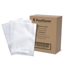 FoodSaver 쿼트 진공 밀봉 백 식품 보관 및 수비드용 BPA 프리 120개 523209, Seal Bags_120 Bags