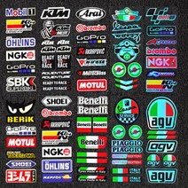 바이크스티커 오토바이 레이싱 베스파 브램보 아크라포빅 KTM 스티커데칼 카킹즈, (05)