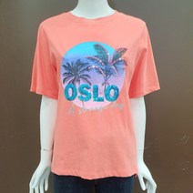 트로피컬무드 아트월 반팔티셔츠 SF2TSF121CR