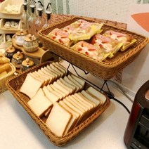 쿠키진열대 2단 간식 정리대 마카롱 철제 과일 우드, 상세이페이지 참고, 블랙38x29x9cm+더블레이어블랙프레임
