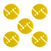 다이빙컴퓨터 시계 다이브컴퓨터 5pcs 유니버설 스쿠버 다이버 난파선 동굴 6cm 원형 라인 화살표 마커 포인터 안전 장비 교체 액세서리, 노란색, Yellow