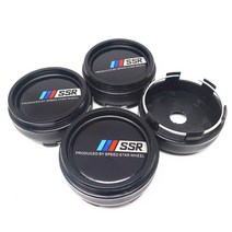 자동차 엠블럼 4pcs 66mm SSR 자동차 휠 허브 센터 캡 커버 50mm 엠 블 럼 스티커 광선 TE37 E28 림 링, 06 F