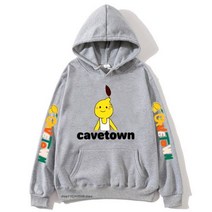 귀여운 Cavetown 레몬 보이 후드 여성 영국 가수 음악가 빈티지 운동복 긴 소매 라운드 칼라 풀오버 의류
