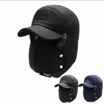 털모자_군밤_LW_모자_장사_작업용_마스크_군밤장수모자_귀달이_현장_방한_완전무장 2C94