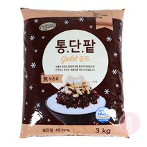 푸드올마켓_ 리치스 통단팥 골드 3kg /빙수팥 파우치, 1개