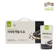 [오하루 자연가득] 100% 국내산 서리태 맷돌 두유 1박스 (20팩), 단일속성