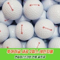 [새상품]이글골프공 새공 2피스 화이트 정품 레인지볼 개인 연습용 실내 연습장 골프공 스크린 전용 골프공 100알, 새공 레인지볼 100알