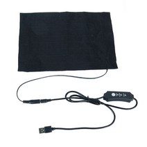 전기담요 무릎 미니 USB 방수 전기 난방 패드 의자 히터 애완견 고양이 침대 따뜻한 매트 허리 보호 플레이, 01 Black