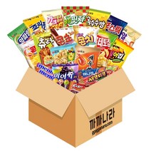 까까나라 농심+크라운 과자 간식 스낵 사탕 초콜릿 선물세트 22p, 농심 크라운 단짠단짝 과자 사탕 초콜릿 세트 22p