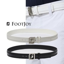 풋조이 골프 벨트 가죽 허리띠 버클 라운딩 고급 선물 기념일 답례 FA23BT, ONE SIZE, FA23BT 버클 가죽 벨트 화이트