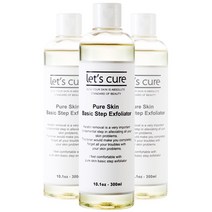 레츠 큐어 대용량 각질 토너 300ml 케어 아하 바하 스킨 무알콜, 각질토너300ml