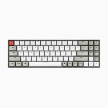 [팜레스트 증정] 키크론 K14 Retro 레트로 적축 무선 기계식 키보드 애플 맥 아이패드 블루투스, 청축