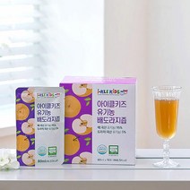 아이클키즈 유기농 아기배도라지즙 국내산 100% 어린이 과채 착즙주스 80ml 10포
