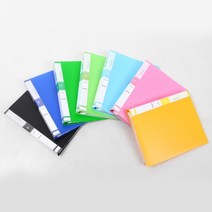 신화오피스 A4 80매 O링 클리어화일, 분홍