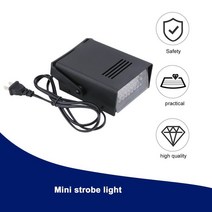 안개 발생기 인테리어 미니 24 LED 스트로브 디스코 DJ 플래시 램프 클럽 무대 조명 전구 파티 바