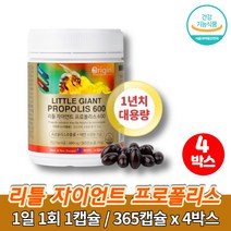 뉴질랜드 프로폴리스 앤 아연 알약 캡슐 포르폴리스 프로플로스 beepropolis 비프로폴리스 플라보노이드, 4박스