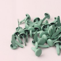 서류 고정클립 만들기 부재료 컬러할핀 그린 10개, 단품, 단품