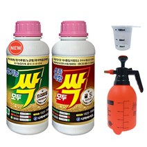 모두싹 유기농 프리미엄 500mL 4종복합 골드 500mL 2L 분무기 계량컵 증정, 1세트