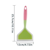 실리콘 주방 용품 주걱 고기 계란 주방 스크레이퍼 피자 요리 도구 붙지 않는 삽, 초록
