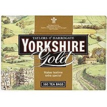 Yorkshire Tea 골드 160 티백 2팩 요크셔 차 영국홍차직구 총 320개, 16개