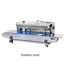 ZONESUN 자동 연속 필름 밀봉 기계 비닐 봉지 포장 식품 밴드 실러 ZS-FR900 확장, CHINA_Stainless-steel Case | 2