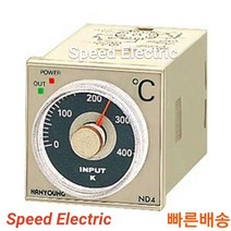 한영넉스 ND4 무지시 온도조절기 48X48 소켓타입, PPMR07(Pt400도), 1개