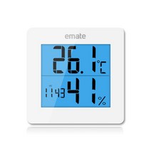 골든라벨 온습도계/방수시계 디지털 온습도계, 선택5)EMATE 온습도계 LED, 화이트, 1개