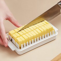 원터치 버터 커터 소분 슬라이스 채칼 주방용품 조리도구 이지 커터기 뻐터 자르기 슬라이서, 1) 플라스틱 커터기