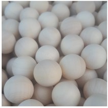 무구멍우든볼-25mm-100g-18개입/나무구슬/나무팔찌알/나무목걸이만들기/