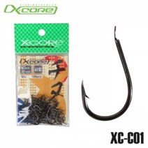 엑스코어 지누바늘 XC-C01 흑니켈 감성돔 낚시바늘 치누