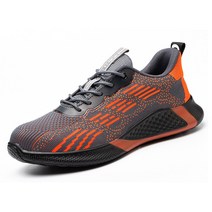 남성 작업 안전 신발 안티 천공 스니커즈 경량 건설 불멸의 스틸 발가락 모자 신발 부츠 남성 신발