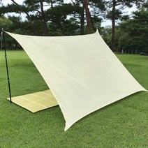 방수 썬쉐이드 (대형 크림) 그늘막 쉐이드 카페 테라스 옥상 천막 차광막, 1번: 4×4