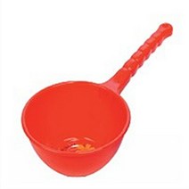 욕실 플라스틱 손잡이 원형 물바가지 박아지 목욕탕 사우나 세수 화장실 다용도 약수터 자루바가지 청소, 대, 랜덤