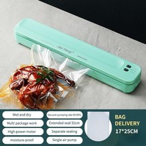 업소용진공포장기 정육 진공 포장기 영업용 추천 무선 가정용360W 주방 음식 진공 포장기 220V/110V 상업, 01 Green_01 EU 플러그