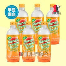 UCC 크리미소다 크림소다망고맛 탄산수 망고맛에이드 일본사이다 일본음료 X 6개