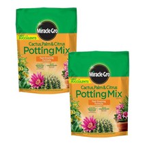 Miracle Gro Cactus Palm 미라클그로 칵투스 팜 앤 시트러스 포팅 믹스 8QT 2팩