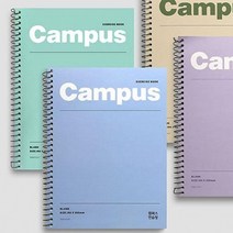 핑크풋 연습장 스프링 노트 110매 공책 메모장 무지, 상세페이지 참조