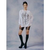 익스파이어드걸 고스 크로스 티셔츠 화이트 Goth Cross T Shirt WHITE