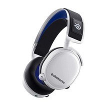 SteelSeries 아크티스 7P+ 무선 게이밍 헤드셋 무손실 2.4GHz 30시간 배터리 수명 USB-C 3D 오디오 PS5 PS4 PC 맥 안드로이드 및 스위
