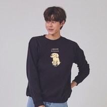 키밍 래브라도 리트리버 그래픽 맨투맨 후드티