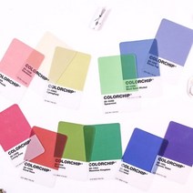Colorchip 북클립 컬러칩 북마크 12color, 06. 덴스 포그
