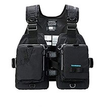 시마노 (SHIMANO) 라이프 재킷 플로팅 베스트 게임 베스트 라이트 VF-068T 프리 블랙