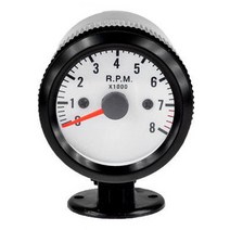 ee 지원 블랙 쉘 2quot 52mm 자동차 범용 led 타코미터 rpm 게이지 미터 자동차 스타일링 자동차 부품