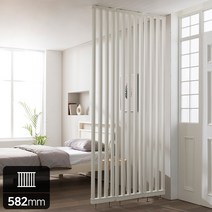 마켓리더 가벽 인테리어 스트라이프 파티션 582, 화이트