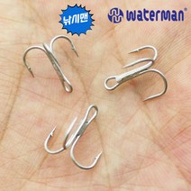 워터맨 갈치 트레블훅 지그헤드 바늘, 8호