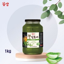 알로에차 꽃샘 꿀알로에차 1kg 풍부한 알로에 베라겔, 단품